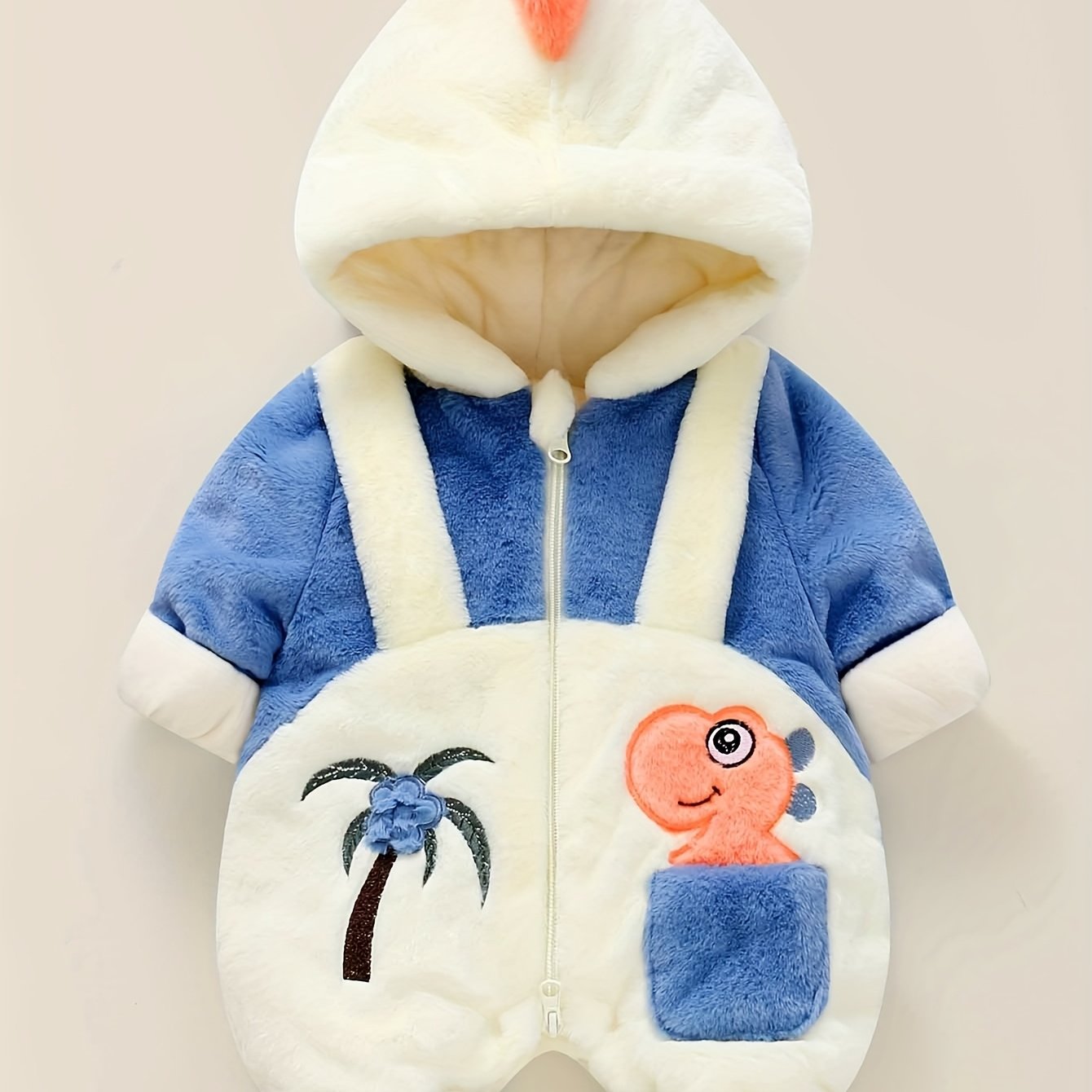 Cozy Cartoon Winter Jumpsuit for Babies