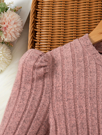 Discover elegance and comfort with the Charming Puff Sleeve Dress for Girls. Perfect for school and casual outings. Shop now at Toosly.