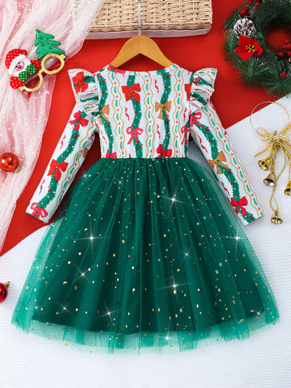 Discover the perfect Christmas dress for girls with our festive long sleeve design. Comfortable, stylish, and easy to care for, ideal for holiday celebrations.
