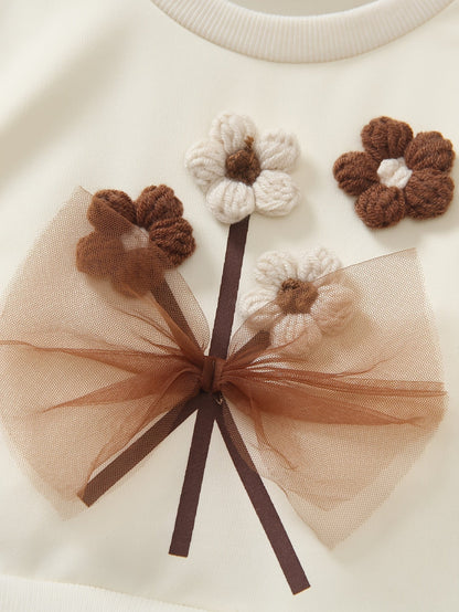 Discover the Charming Floral Embroidered Dress for girls. Perfect for spring and autumn, offering comfort and style for your child.