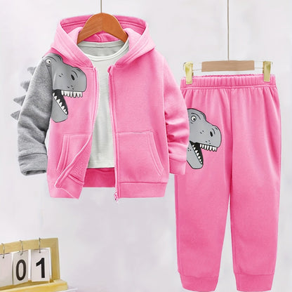 Explore joy and comfort with our Dinosaur Hoodie Set for Kids. Perfect for playful adventures. Toosly: care and safety in every detail.