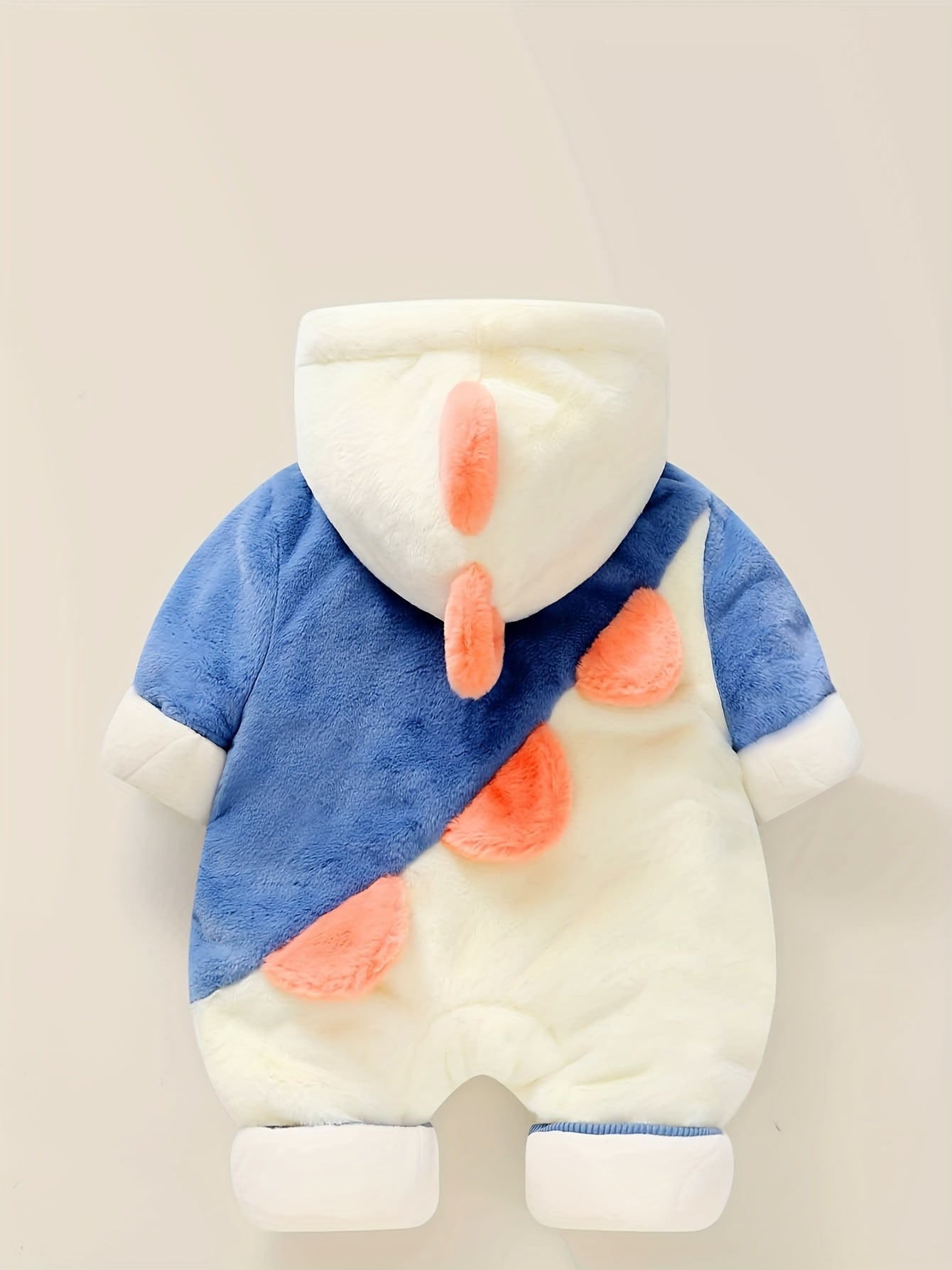 Macacão de Inverno com Forro - Macacão de Escalada com Capuz Macio e Cobertura Total, Traje de Desenho Animado Fofo, Roupa Durável para Clima Frio (Neutro, Equipamento e Sessão de Fotos)